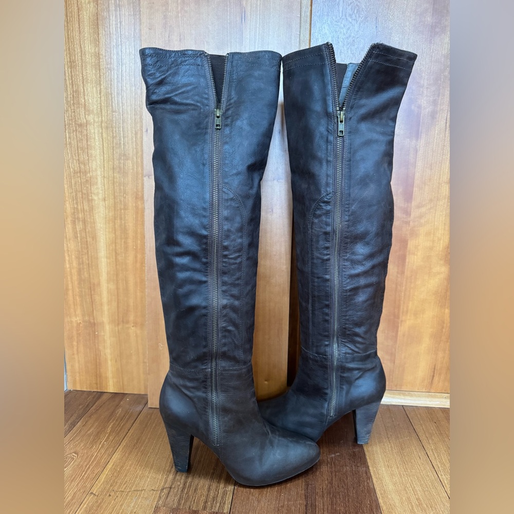 Joie chocolate brown Over-the-Knee high women’s Boots 9  39 heels